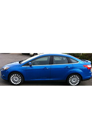 Focus-3 Sedan 2011-2017 Modeller Arası 8 Parça Krom Cam Çıtası Paslanmaz Çelik