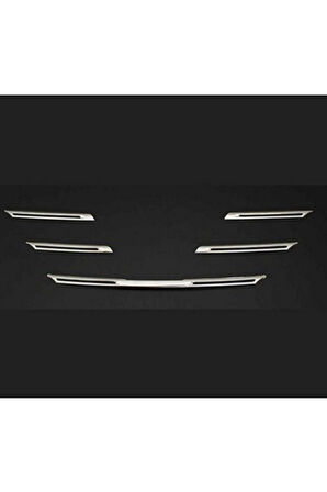 Renault Megane -4 2016-2020 5 Parça Krom Ön Panjur