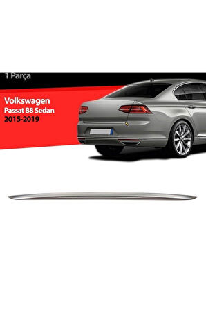 Volkwagen Passat B-8 2015-2018 Krom Bagaj Alt Çıtası Paslanmaz Çelik