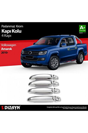 Vw Amarok Krom Kapı Kolu 4 Kapı Paslanmaz Çelik