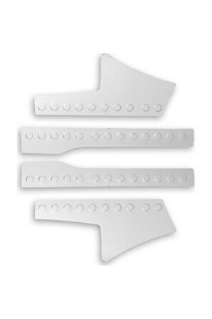 Peugeot Partner Tepee 2008 Ve Üzeri Krom Kapı Eşiği 4 Parça Paslanmaz Çelik