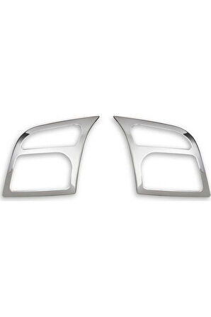 Ford Connect 2003-2013 Arası Krom Far Çerçevesi 2 Parça Paslanmaz Çelik