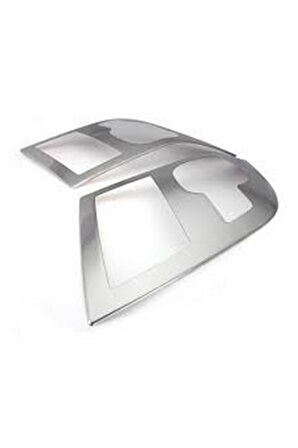 Ford Transit 2007-2013 Arası Krom Far Çerçevesi 2 Parça Paslanmaz Çelik