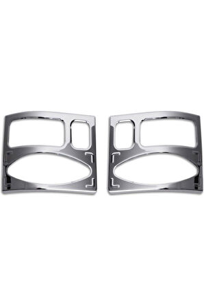 Vw Transporter T4 1996-2002 Arası Krom Stop Çerçevesi 2 Parça Paslanmaz Çelik