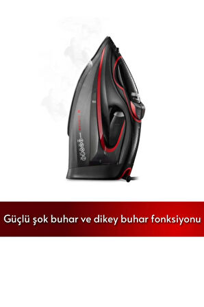 SINGER EXPERT PRO 3000W Seramik Tabanlı Buharlı Ütü, LED Ekran, Otomatik Kapanma, Anti-Kireç