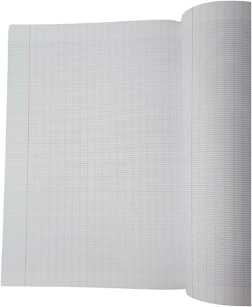 Fransız Seyes Defter 24x32cm 48 yp. Plastik Kapak (Yeşil)
