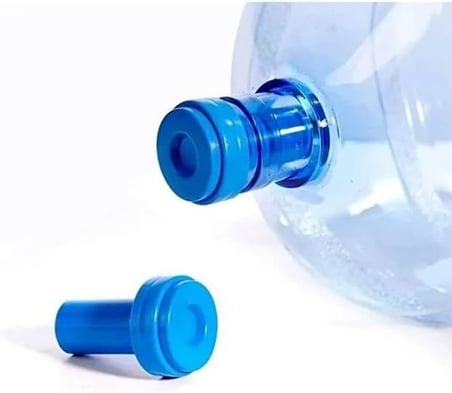 HUMAS Yaylı Sebil Kapağı – Mavi Plastik Damacana Kapağı, Basmalı Su Kullanım Aparatı, Damacana Ağzı Kapatıcı