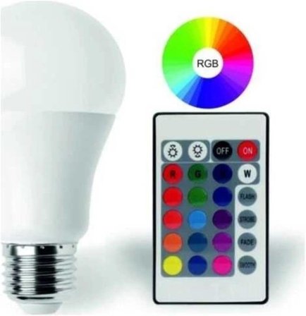 RGB 9W KUMANDALI LED AMPUL