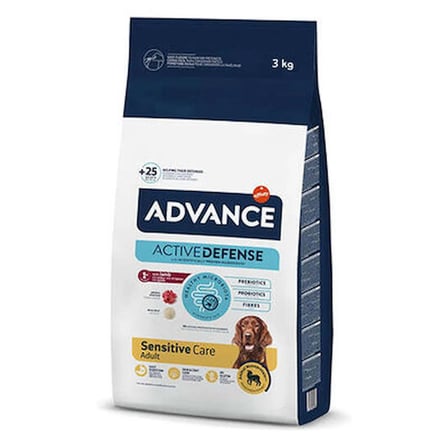Advance Kuzu Etli Yetişkin Köpek Maması 3kg Active Defense Sensitive Care Lamb