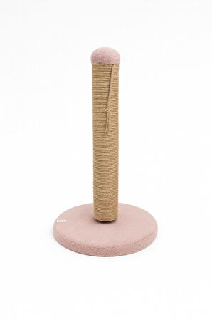 Reyo Pet Yuvarlak Kedi Tırmalama Platformu Pembe