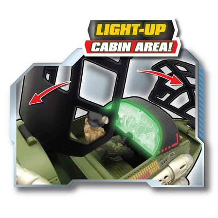 The Corps Universe Beast Bomber Sesli ve Işıklı Askeri Uçak