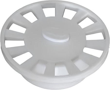 11 cm Yuvarlak Plastik Gider Kapağı, 3 cm Yükseklik, Dayanıklı Yer Süzgeci Izgarası
