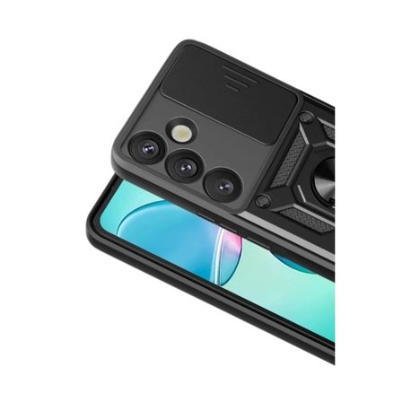 Samsung Uyumlu Galaxy S26 Plus Pars Lens Yüzüklü Silikon - Siyah