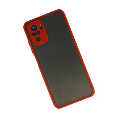 Xiaomi Uyumlu Redmi Note 10 Kılıf Montreal Silikon Kapak - Kırmızı
