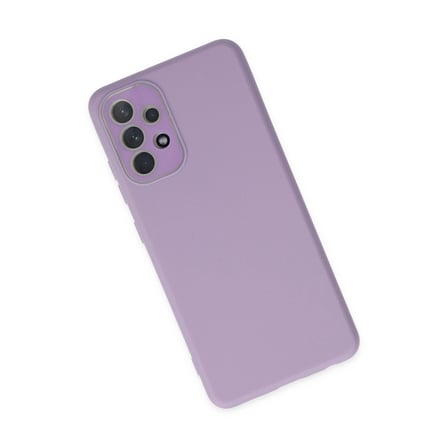 Samsung Uyumlu Galaxy A53 5g Kılıf Lansman Glass Kapak - Lila