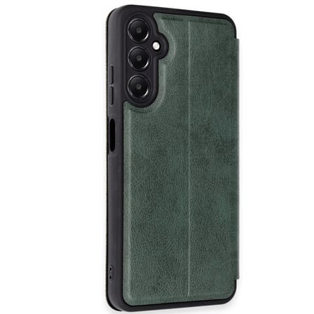 Samsung Galaxy A26 Kılıf Flip Cover - Koyu Yeşil