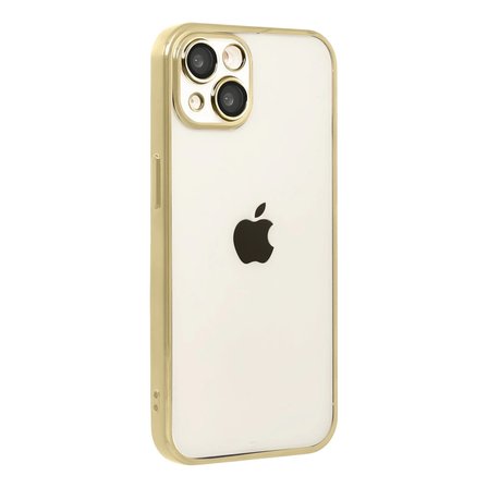Apple Uyumlu İphone 15 Razer Lensli Silikon - Gold