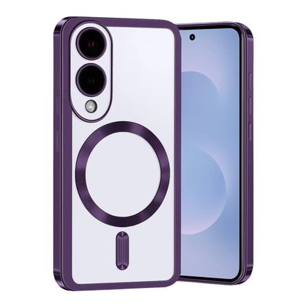 Samsung Uyumlu Galaxy S25 Edge Kross Magneticsafe Kapak - Mor