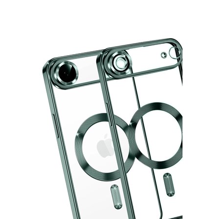 Apple Uyumlu İphone 17 Air Kross Magneticsafe Kapak - Koyu Yeşil