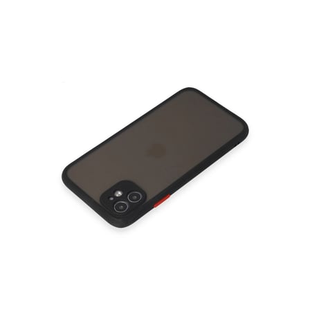 İphone 11 Kılıf Montreal Silikon Kapak - Siyah