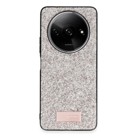 Onegif Xiaomi Redmi A3 4g Bright Simli Kapak - Gold