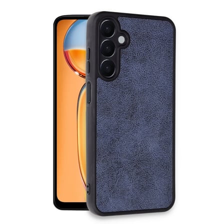 Samsung Galaxy A05s Kılıf Aras Deri Kapak - Lacivert