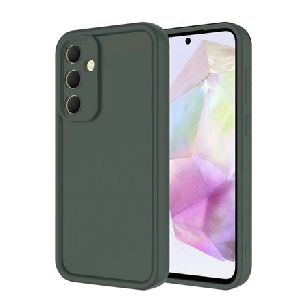 Samsung Uyumlu Galaxy A16 5g Kılıf Viera Silikon - Koyu Yeşil