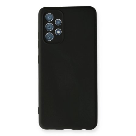 Samsung Uyumlu Galaxy A32 Kılıf Nano İçi Kadife Silikon - Siyah