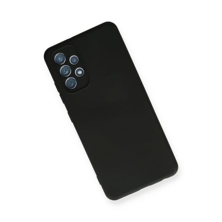 Samsung Uyumlu Galaxy A32 Kılıf Nano İçi Kadife Silikon - Siyah