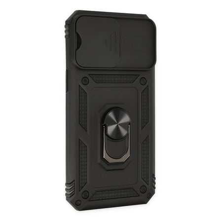 İphone 14 Pro Max Kılıf Pars Lens Yüzüklü Silikon - Siyah