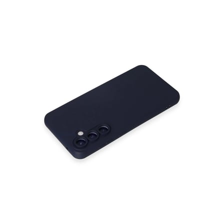 Samsung Uyumlu Galaxy S24 Kılıf Nano İçi Kadife Silikon - Lacivert