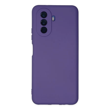 Huawei Nova Y70 Kılıf Nano İçi Kadife Silikon - Mor