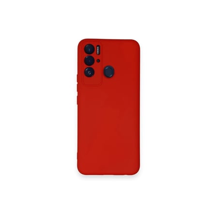 Tecno Pova Neo Kılıf Nano İçi Kadife Silikon - Kırmızı