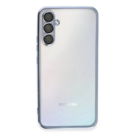 Samsung Galaxy A34 5g Kılıf Razer Lensli Silikon - Açık Mavi