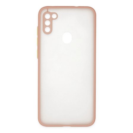 Samsung Uyumlu Galaxy A11 Kılıf Montreal Silikon Kapak - Pembe