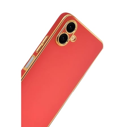 Samsung Uyumlu Galaxy A07 4g Volet Silikon - Kırmızı