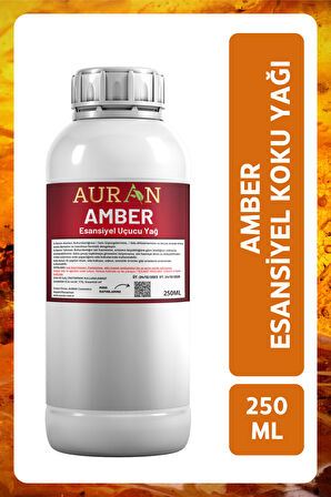 Amber Esansiyel Uçucu Yağ Esans Koku Yağı Hobi Esans Mum Sabun Oda Kokusu 250ml