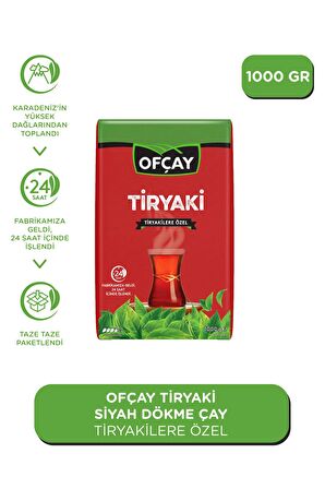 Ofçay Tiryaki Dökme Siyah Çay 1000gr