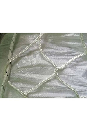 6 mm 2,50 X 4 Metre Balkon Güvenlik Filesi Çocuk Emniyet Ağı Merdiven Güvenlik Filesi 6 mm 
