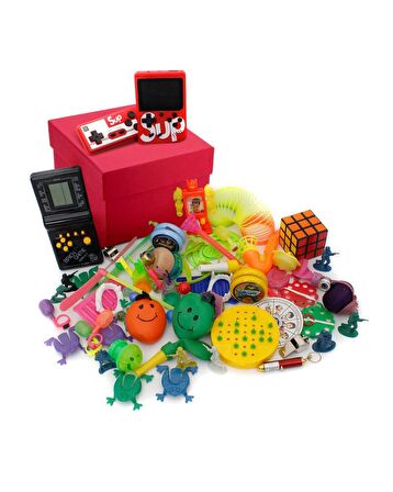 Sevgililer Günü Nostaljik Hediye Özel Kırmızı Oyuncak Kutusu Siyah Tetris Ve Kırmızı Nostaljik Atari