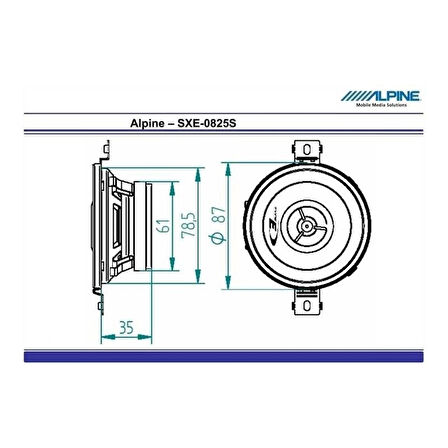 Özenhifi'Den Alpine E Serisi Sxe-0825S