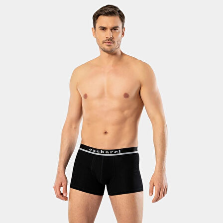 Cacharel Erkek Likralı Boxer 1317/Siyah