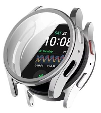Galaxy Watch 7 - 40mm Uyumlu 360 Koruyucu TPU Silikon Kılıf