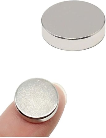 Dünya Magnet Yuvarlak Neodyum Mıknatıs, 15X5 Mm, Süper Güçlü Magnet, N35 Kalite