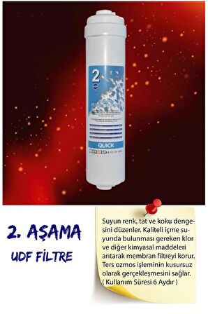 Su Arıtma Filtre Seti 3'lü Inline Set özel fiyatlı