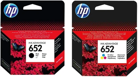 F6V25AE + F6V24AE 652 Siyah + Renkli Kartuş Seti