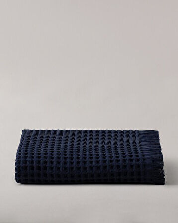 Angelina 3'lü Havlu Seti Lacivert