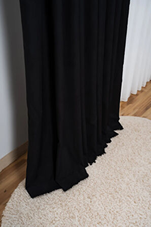 KADİFE Dokulu Ada Fon Perde Salon Yatak Odası