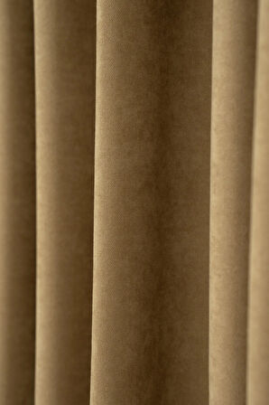 KADİFE Dokulu Ada Fon Perde Salon Yatak Odası