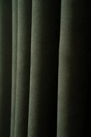 KADİFE Dokulu Ada Fon Perde Salon Yatak Odası